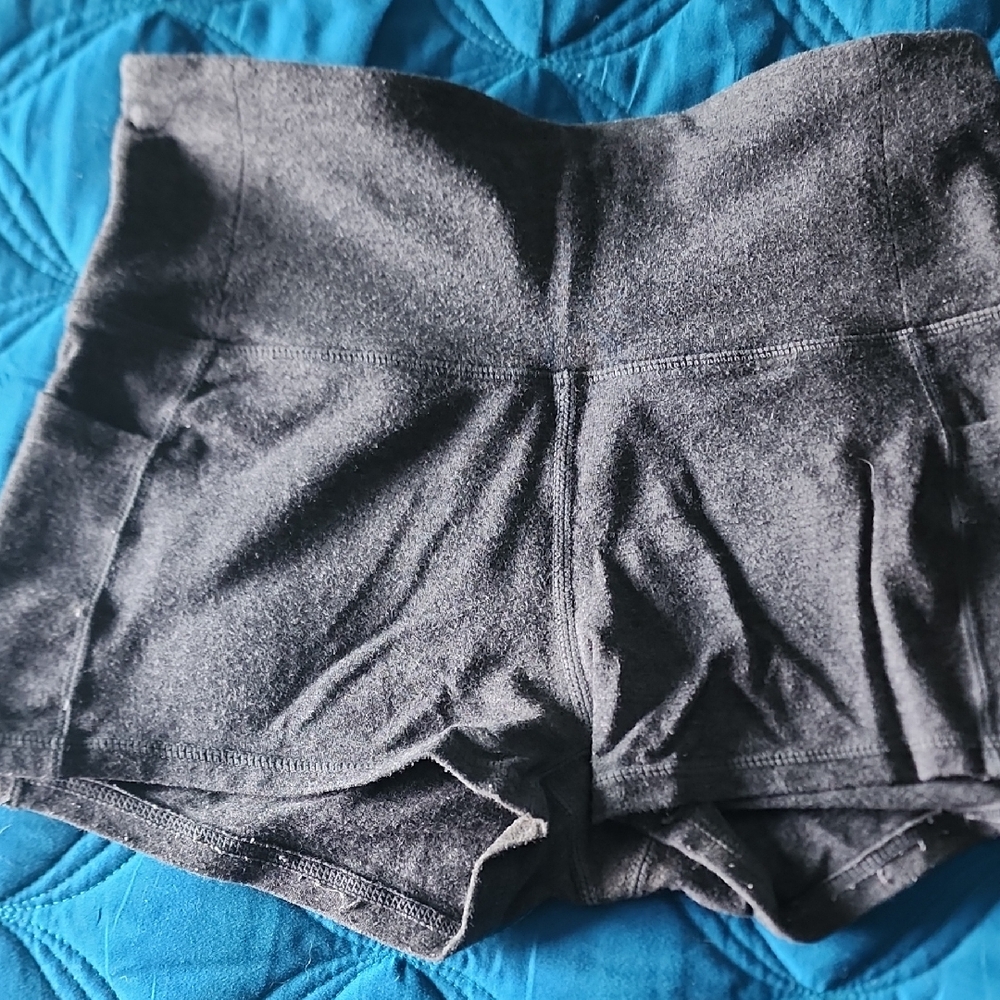 Baleaf High Waist Gray Athletic Shorts
